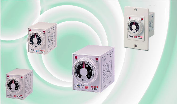 H3系列 延時(shí)定時(shí)器(qì)/閃爍定時(shí)器(qì)/Y-△馬達啓動器(qì)